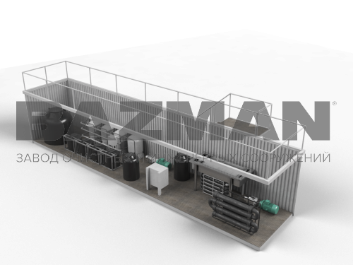 Станция очистки фильтрата полигонов